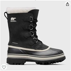 Sorel Caribou Black Boots - Sz 8